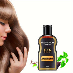 Polygonum Multiflora Shampoo Reverse Grey Hair Darkening