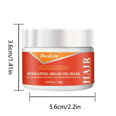 50g Hydrating Argan Mask Repairs Split Ends Healthy Hair