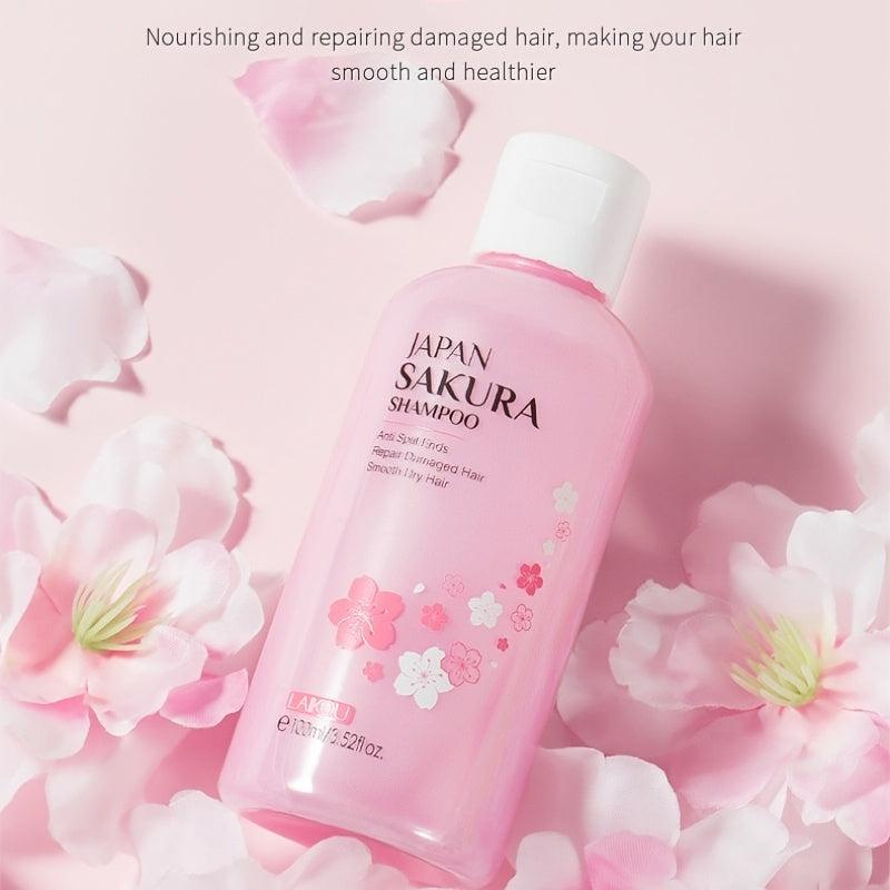 Sakura Shampoo Repair Damaged Hair Prevent Split Ends