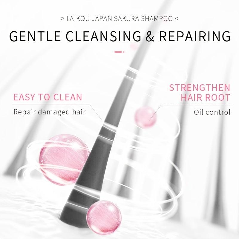 Sakura Shampoo Repair Damaged Hair Prevent Split Ends