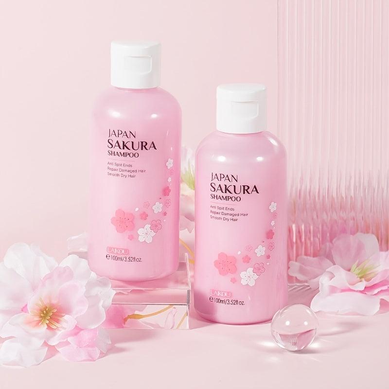Sakura Shampoo Repair Damaged Hair Prevent Split Ends