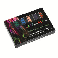 6 Colors Washable Hair Chalk Comb Y2K Temporary Crayons Hair Dyeing Tool