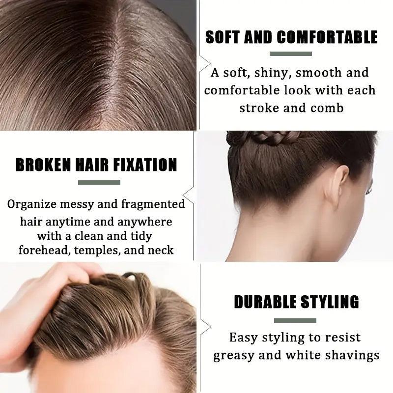 Hair Wax Stick With Comb Set Strong Hold Styling Wax For Fly Away & Edge Frizz