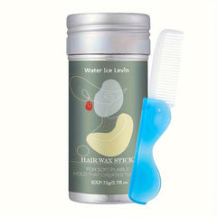 Hair Wax Stick With Comb Set Strong Hold Styling Wax For Fly Away & Edge Frizz
