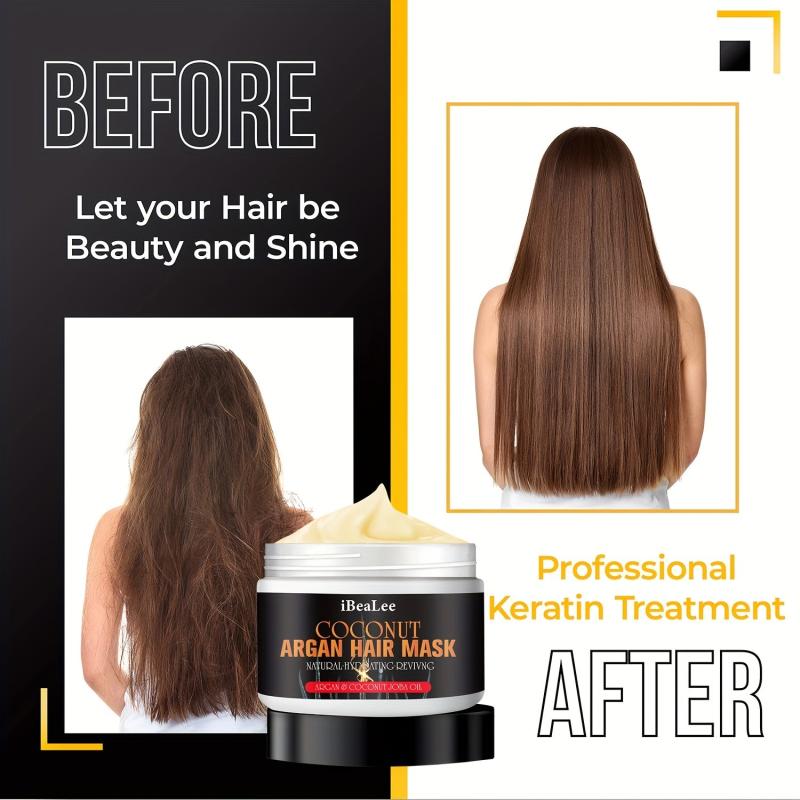 Coconut Argan Hair Mask Deep Moisturizing Hair Care Product