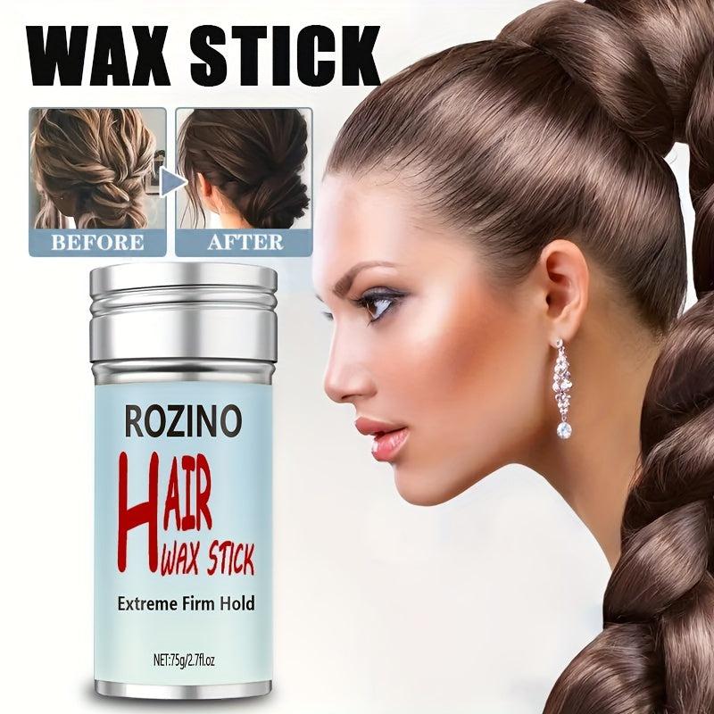 Hair Styling Wax Stick Rod Non greasy Hair Finish Anti frizz Natural Extract