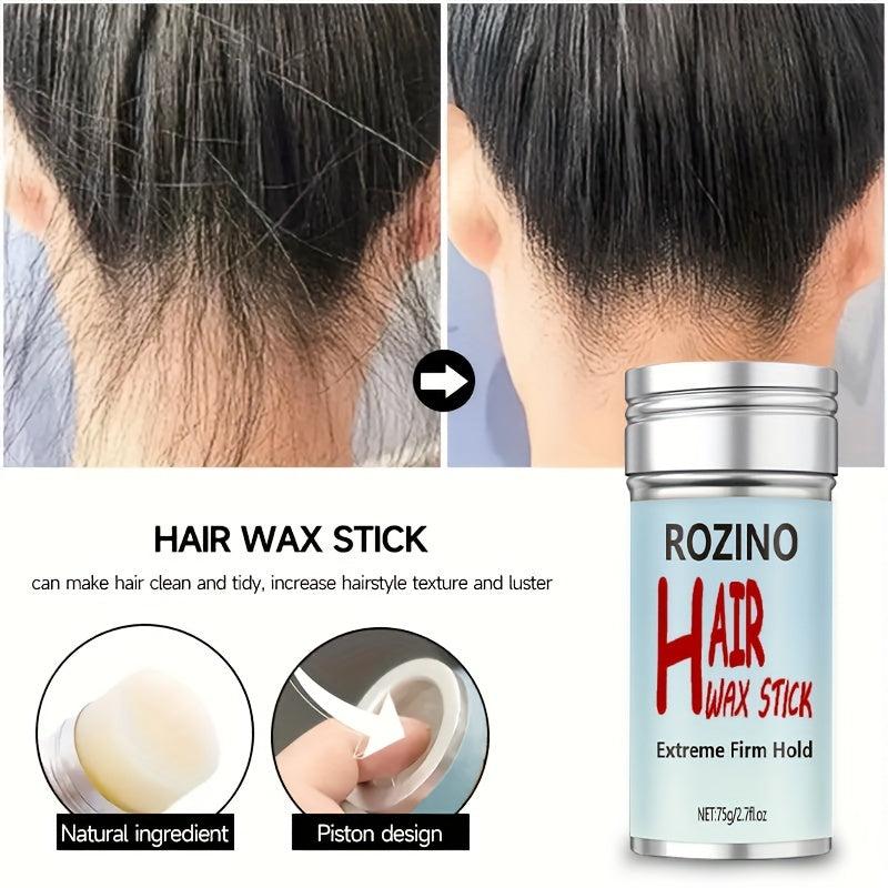 Hair Styling Wax Stick Rod Non greasy Hair Finish Anti frizz Natural Extract