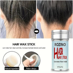 Hair Styling Wax Stick Rod Non greasy Hair Finish Anti frizz Natural Extract