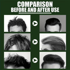 Men's Anti Frizz Hair Styling Cream for Broken Hair Care