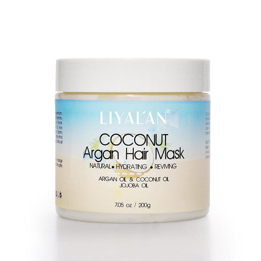 LIYALAN Argan Hair Mask Professional Moisturizing Repair 200g