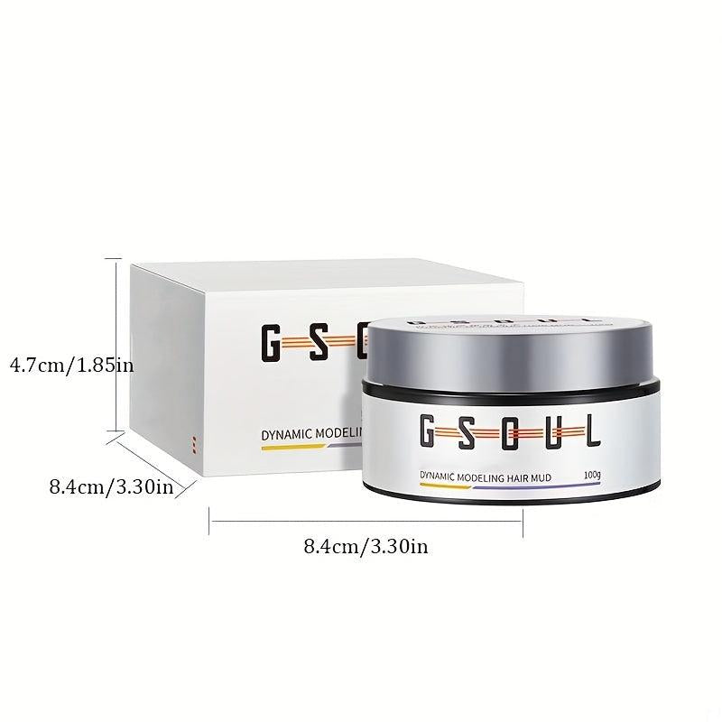 100g Strong Hold Hair Styling Mud Fluffy Dynamic Modeling Wax