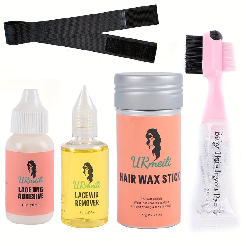 Hair Extension Kit Waterproof Lace Wig Glue Hair Remove Babyhair Brush