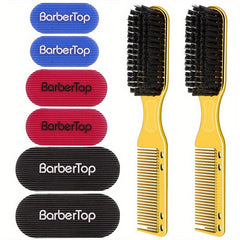 Hairdressing Comb Set with Non-Slip Holder for Extensions Modelling