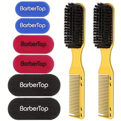 Hairdressing Comb Set with Non-Slip Holder for Extensions Modelling