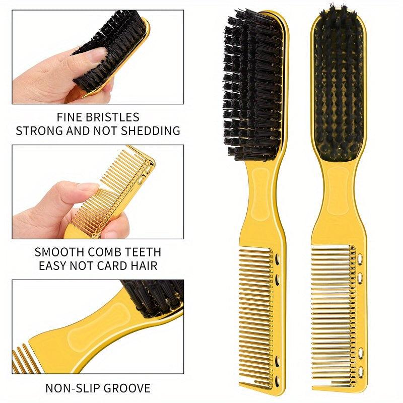 Hairdressing Comb Set with Non-Slip Holder for Extensions Modelling