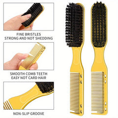 Hairdressing Comb Set with Non-Slip Holder for Extensions Modelling