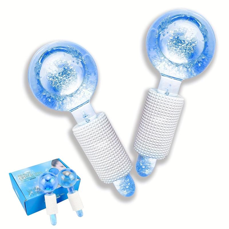 Facial Ice Globes Face Massager Cooling Globes Beauty Tighten Skin