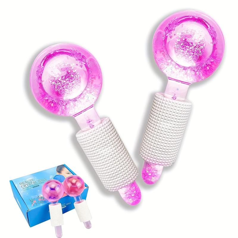 Facial Ice Globes Face Massager Cooling Globes Beauty Tighten Skin