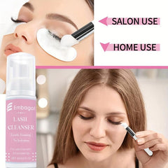 60ml Lash Shampoo Extension Foam Cleaning Salon Home Lash Tool Supplies