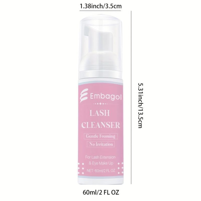 60ml Lash Shampoo Extension Foam Cleaning Salon Home Lash Tool Supplies