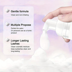 60ml Lash Shampoo Extension Foam Cleaning Salon Home Lash Tool Supplies