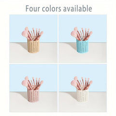 Travel Makeup Brush Holder Organizer Cup for Home & Travel Use