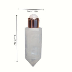 Crystal Face Massage Roller Stick with Essential Bottle