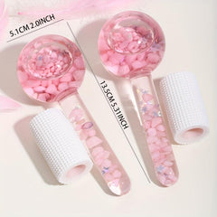 Facial Ice Globes 2PCS Cooling Globes for Face Neck & Eyes