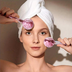 Facial Ice Globes 2PCS Cooling Globes for Face Neck & Eyes