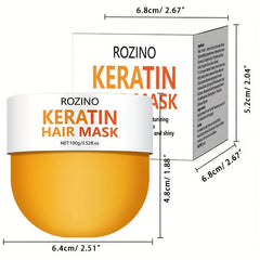 100g Keratin Hair Mask Deep Smooth Hair Care Revitalizes Hair
