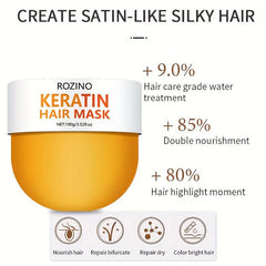 100g Keratin Hair Mask Deep Smooth Hair Care Revitalizes Hair