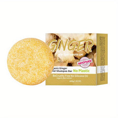 Ginger Shampoo Soap Hair Care Strengthens Repairs Split Ends Smooth Hair