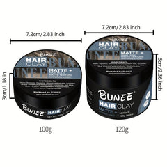 Men's Hair Styling Wax Matte Hair Mud Long Lasting Hair Shaping Clay