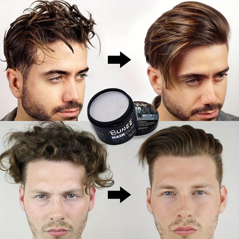Men's Hair Styling Wax Matte Hair Mud Long Lasting Hair Shaping Clay