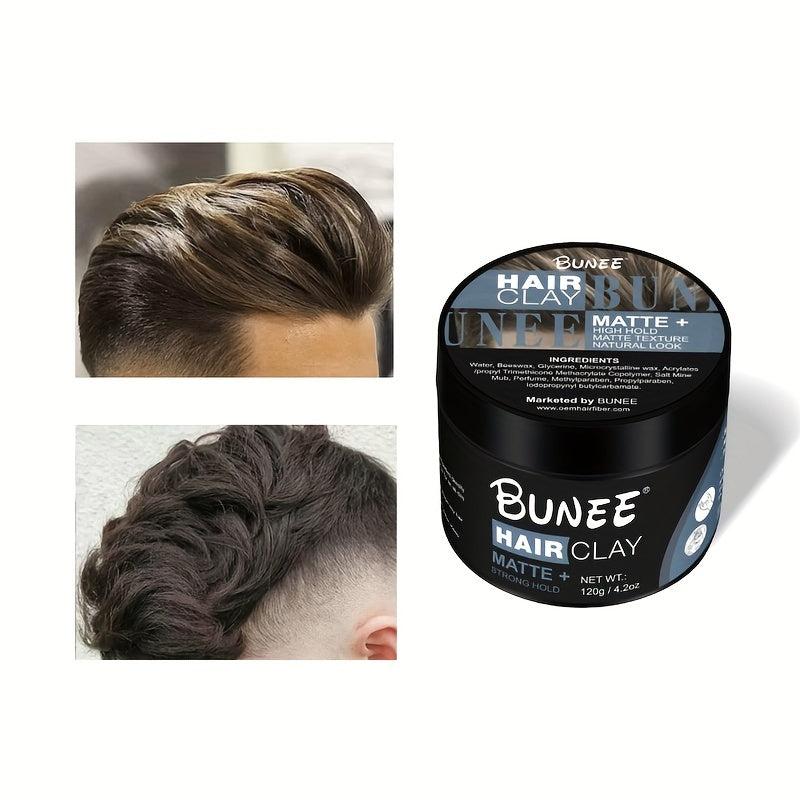 Men's Hair Styling Wax Matte Hair Mud Long Lasting Hair Shaping Clay