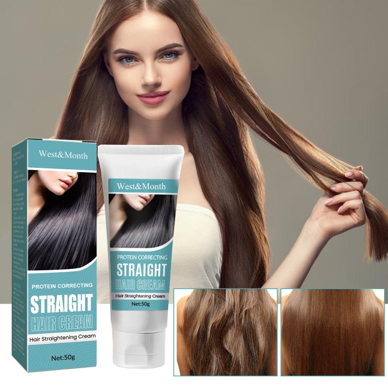 Protein Hair Straightening Cream for All Hair Types