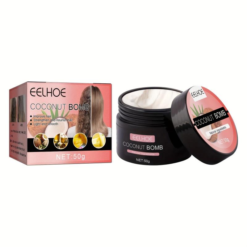 Coconut Bomb Hair Mask Repair Dry Damaged Hair