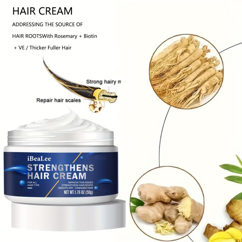 50g Hair Strengthening Cream for Smooth, Moisturized, and Repaired Hair