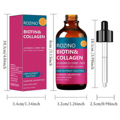 Biotin & Collagen Hair Care Nutrient Solution Repairs Dry & Rough Hair
