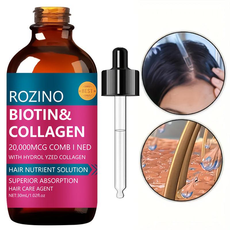 Biotin & Collagen Hair Care Nutrient Solution Repairs Dry & Rough Hair