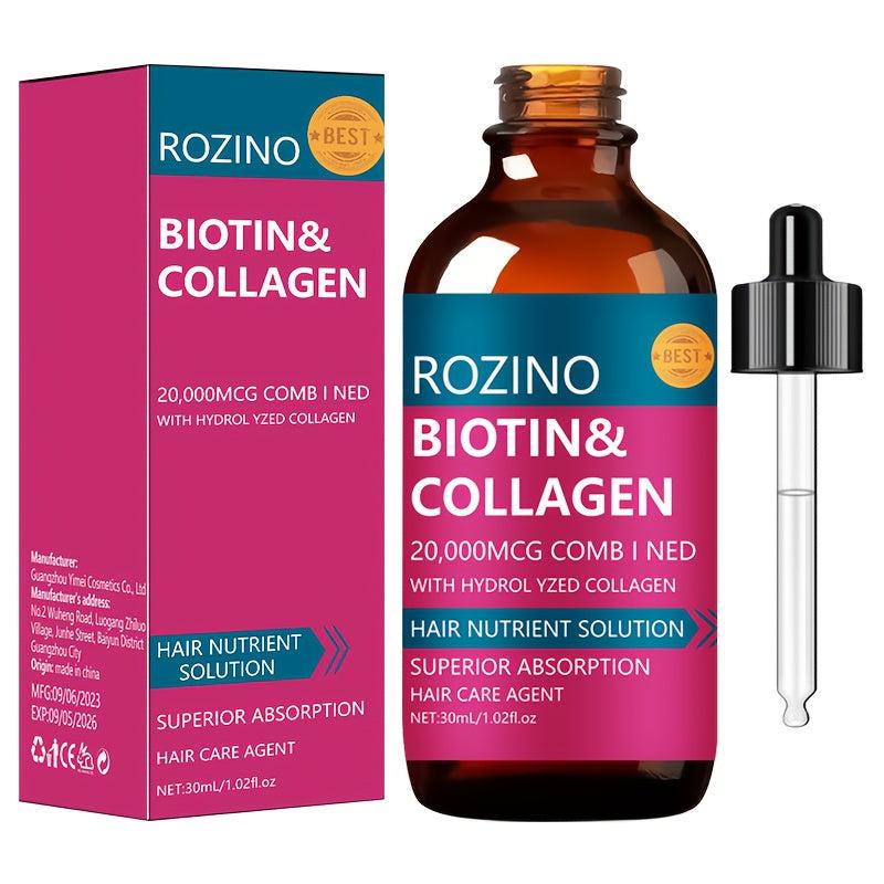 Biotin & Collagen Hair Care Nutrient Solution Repairs Dry & Rough Hair
