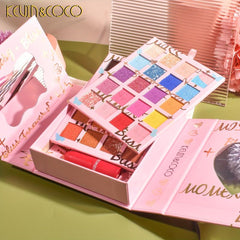 40 Shade Makeup Palette with Long-lasting Matte & Pearly Brightening Earth Tones