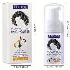 Curly Hair Mousse for Long Lasting Hold 30ml