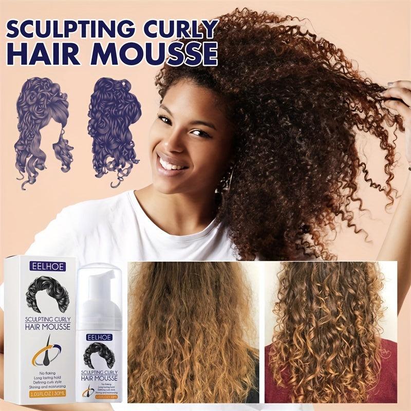 Curly Hair Mousse for Long Lasting Hold 30ml