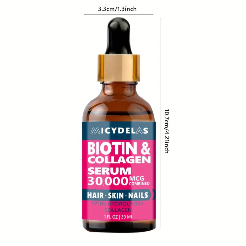 30ml Biotin Collagen Serum: Healthy Hair Root to Tip