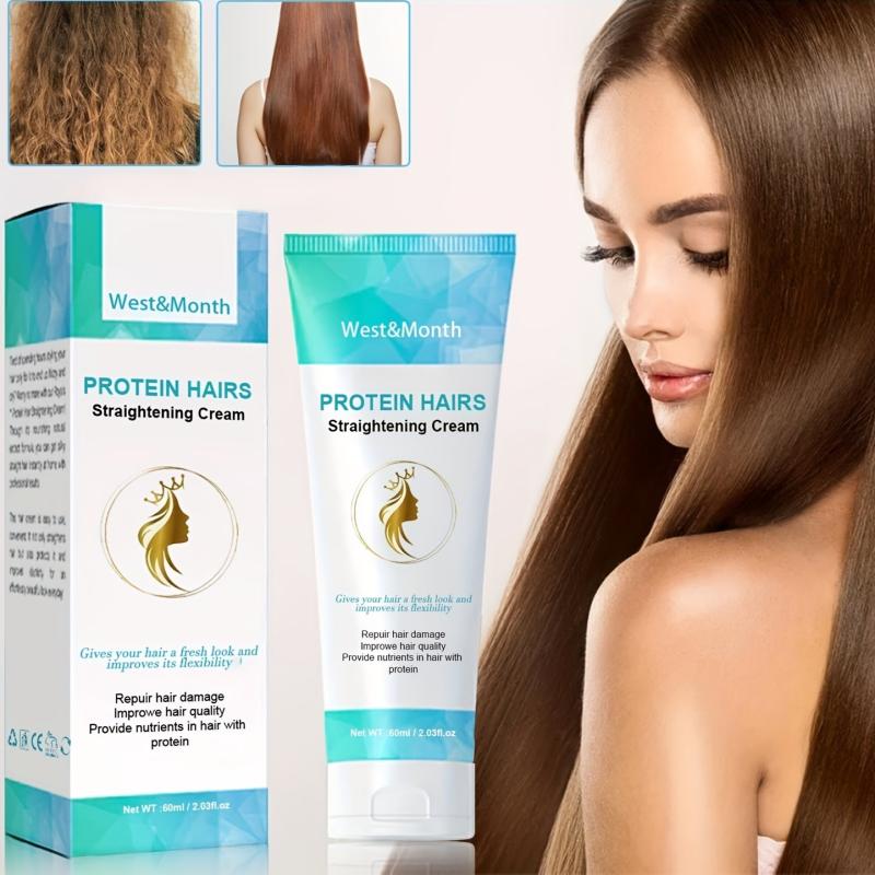 60ml Protein Straight Hair Cream Repair Damaged Dry Hair