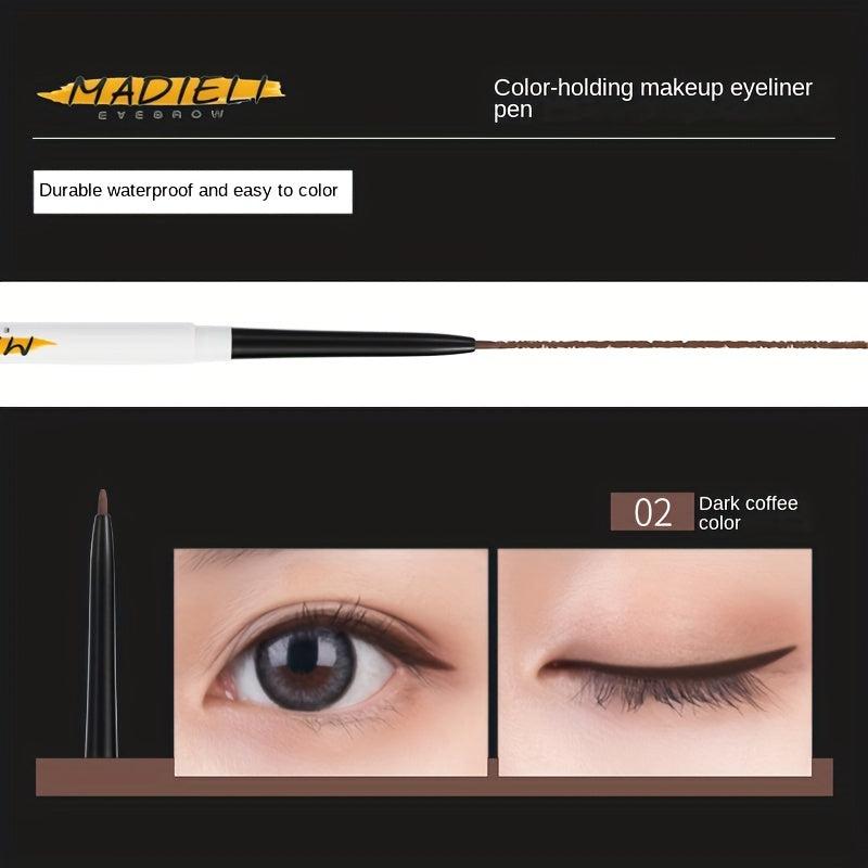 Long-lasting Eyeliner Gel Pen Slim Head Natural Smudge Proof For Girls
