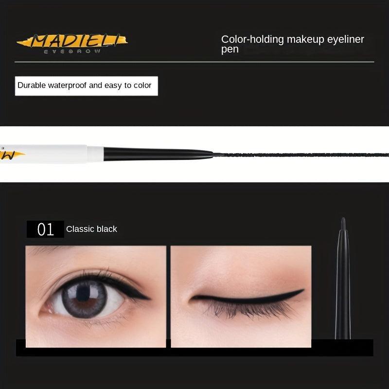 Long-lasting Eyeliner Gel Pen Slim Head Natural Smudge Proof For Girls