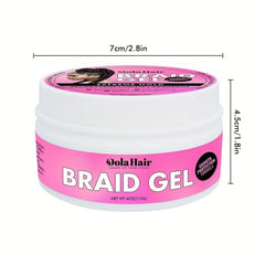 Strong Hold Braid Gel for Twist Locs Braids Edge No Flake Extra Hold High Shine