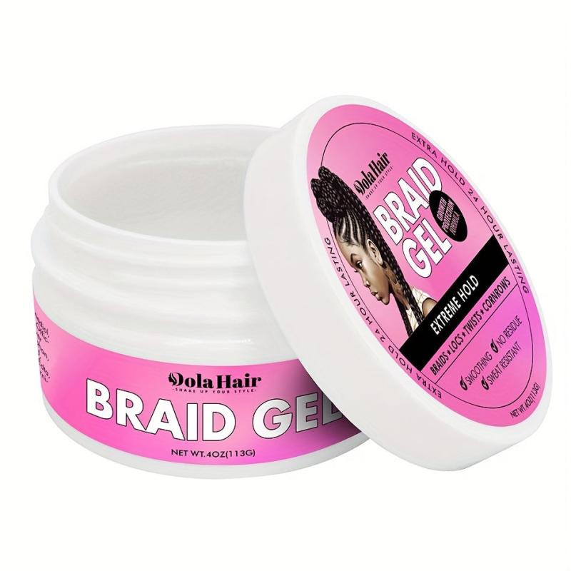 Strong Hold Braid Gel for Twist Locs Braids Edge No Flake Extra Hold High Shine